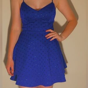 Dark Blue Short Homecoming Dress | Size 9